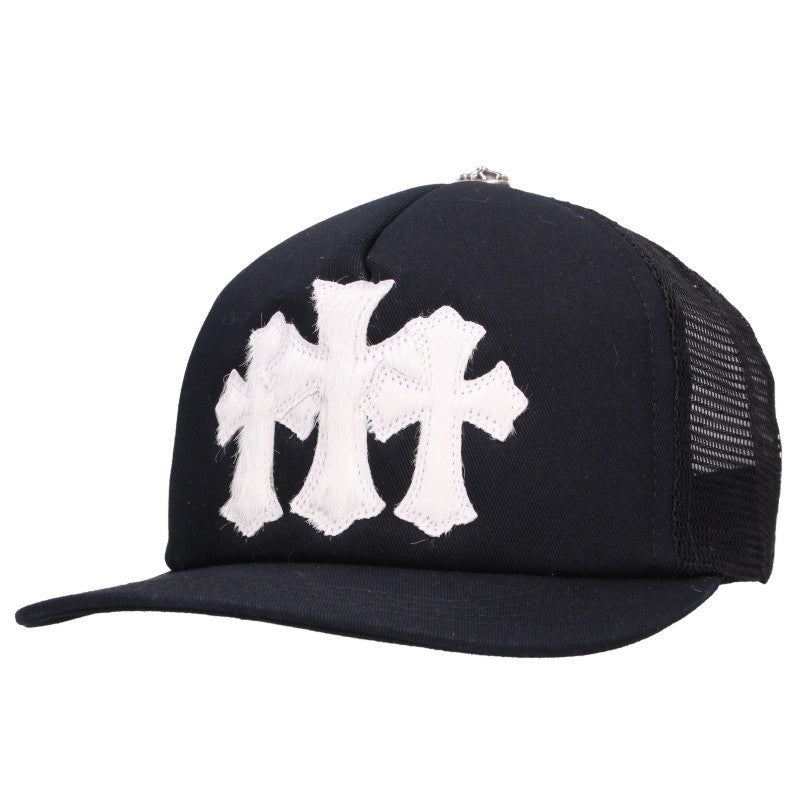 Chrome Hearts 3 Cem Leather Trucker Cap Size ONE SIZE
