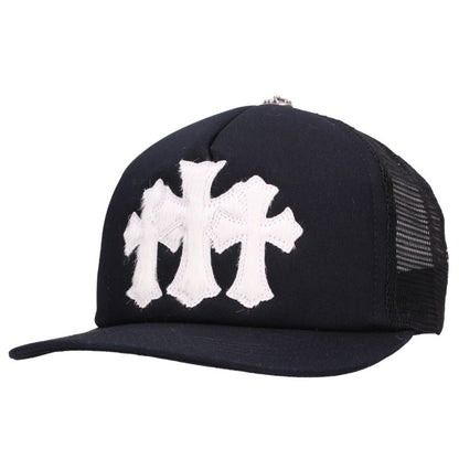 Chrome Hearts 3 Cem Leather Trucker Cap Size ONE SIZE