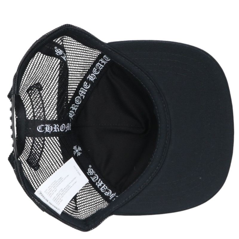 Chrome Hearts 3 Cem Leather Trucker Cap Size ONE SIZE