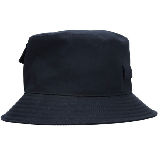 HERMES Sellier Button Pocket Cotton Bucket Hat Size 58