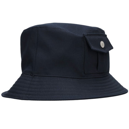 HERMES Sellier Button Pocket Cotton Bucket Hat Size 58