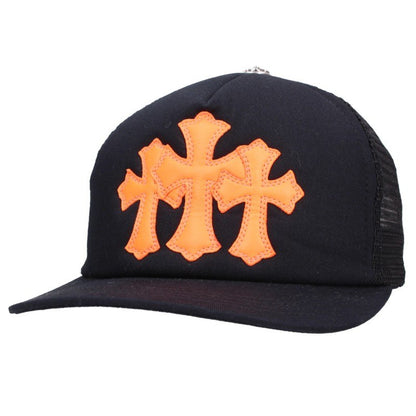 Chrome Hearts 3 Cemetery Leather Trucker Cap Size ONE Multi