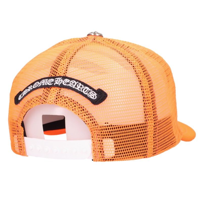 Chrome Hearts 3 Cemetery Leather Trucker Cap Size ONE SIZE
