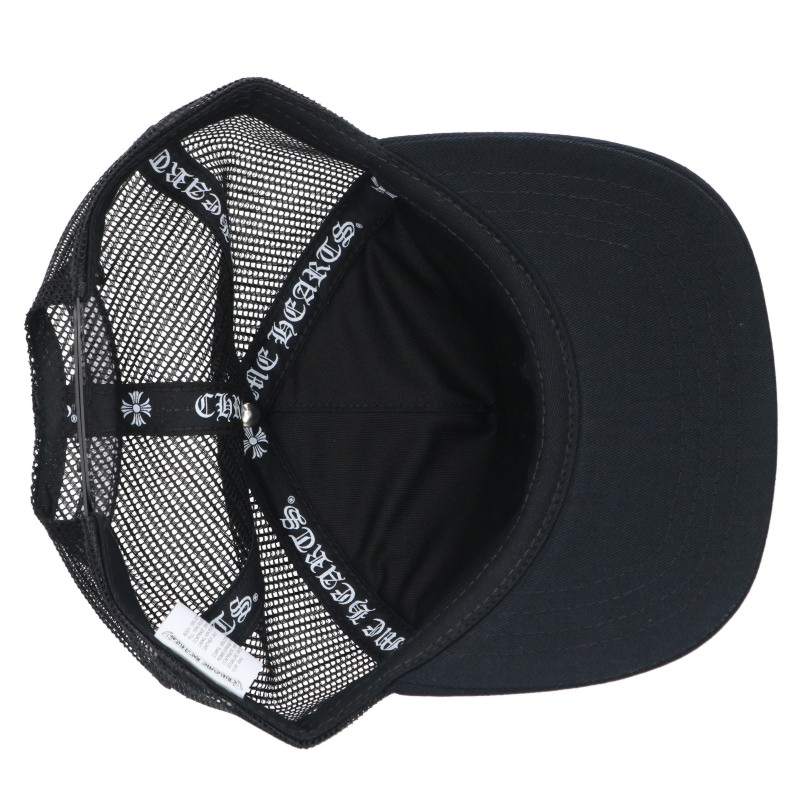 Chrome Hearts 3 Cemetery Leather Trucker Cap Size ONE SIZE