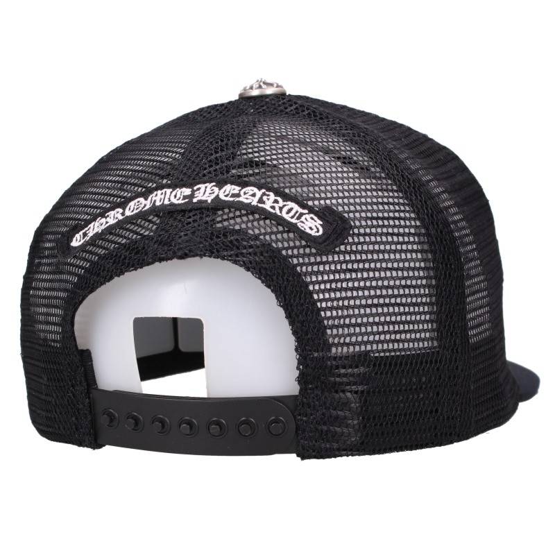 Chrome Hearts FUCK Leather Patch Cap Black Size ONE SIZE