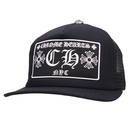 Chrome Hearts NYC Crossball CH Patch Cap Black Size ONE SIZE
