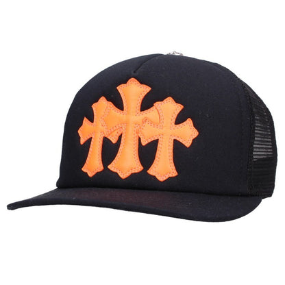 Chrome Hearts 3 Cemetery Cap Black/Orange Size ONE SIZE