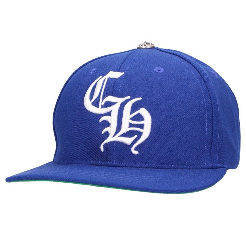 Chrome Hearts CH Embroidered 6 Panel Cap Blue Size ONE SIZE