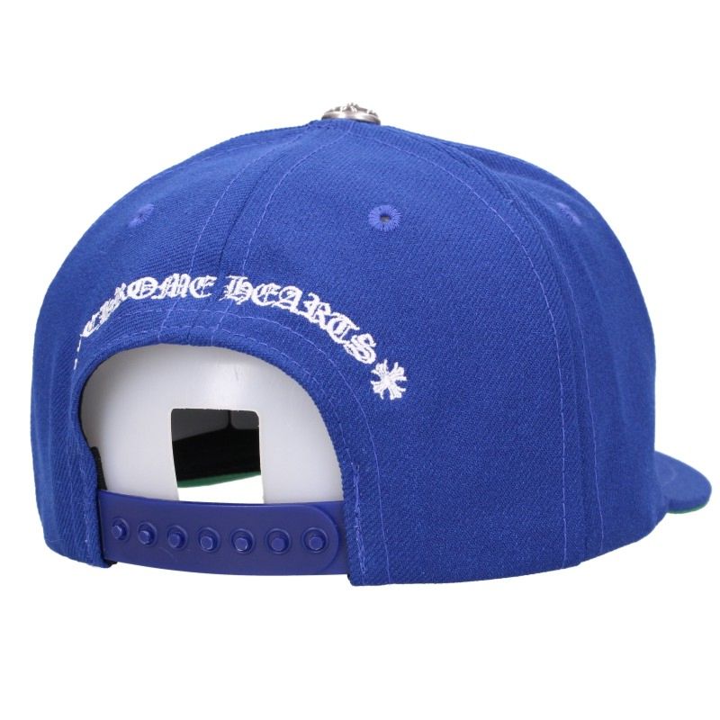 Chrome Hearts CH Embroidered 6 Panel Cap Blue Size ONE SIZE