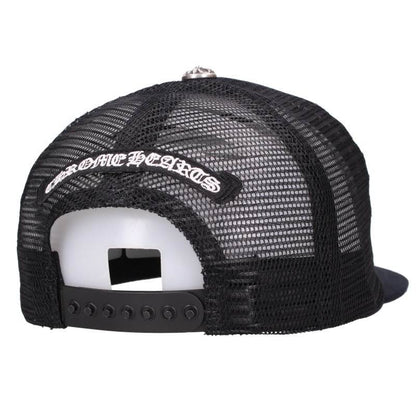 Chrome Hearts FUCK Leather Patch Trucker Cap Size ONE SIZE