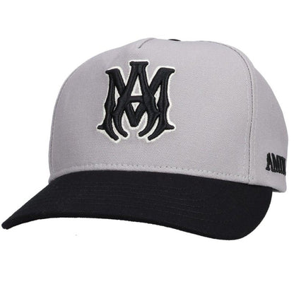 AMIRI MA HAT Logo Embroidered Bi-Color Hat Cotton Size OS