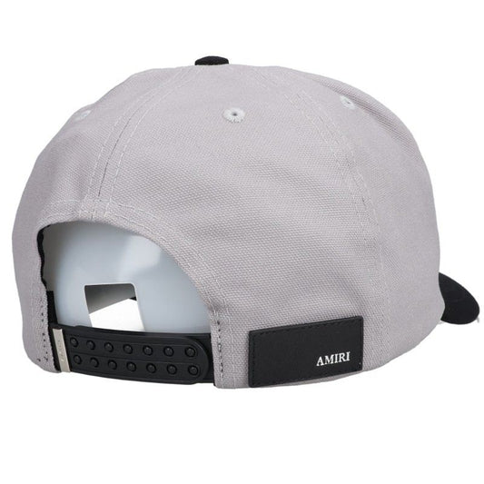 AMIRI MA HAT Logo Embroidered Bi-Color Hat Cotton Size OS