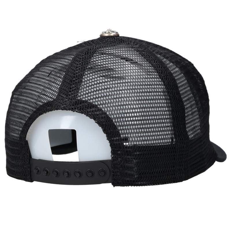 Chrome Hearts CH Patch Cross Ball Mesh Trucker Cap Size ONE