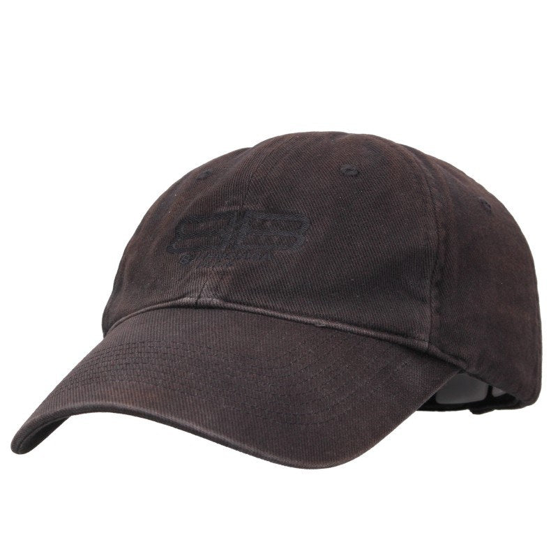 BALENCIAGA Vintage Distressed BB Logo Cap Size L