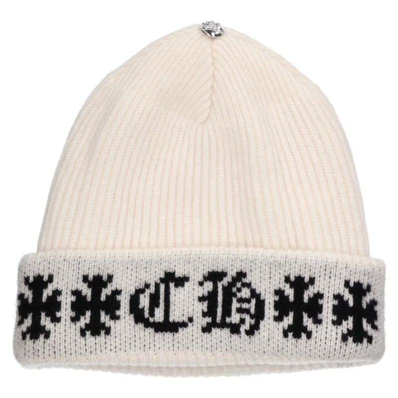 Chrome Hearts Star Ball Cashmere Knit Beanie Size ONE