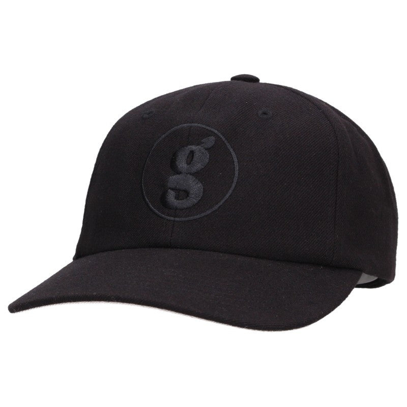 SUPREME Black 6-Panel Logo Cap Size ONE SIZE