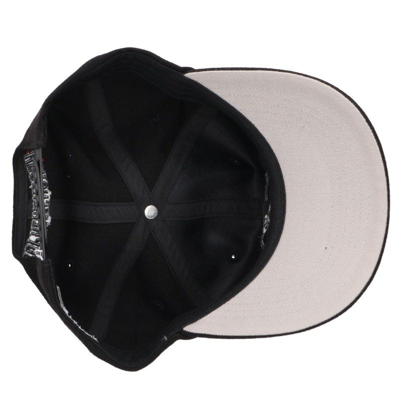 SUPREME Black 6-Panel Logo Cap Size ONE SIZE
