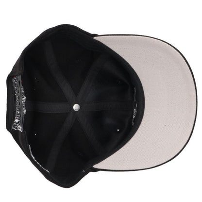 SUPREME Black 6-Panel Logo Cap Size ONE SIZE