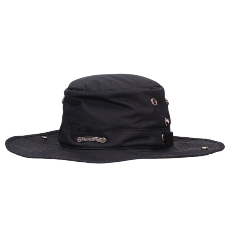 Chrome Hearts CRANK BAIT Boro Tip Nylon Bucket Hat Size M