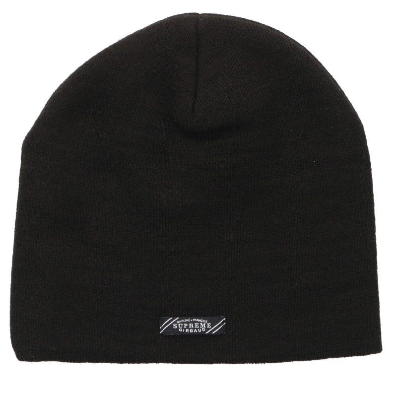SUPREME M+FG Front Logo Beanie Black/White Size ONE SIZE