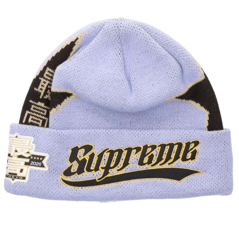 SUPREME 26SS New Era Stars Acrylic Light Blue Hat Size ONE SIZE