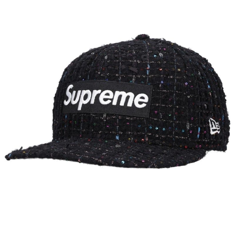 SUPREME 25AW New Era Boucle Box Logo Cap Size 7.375