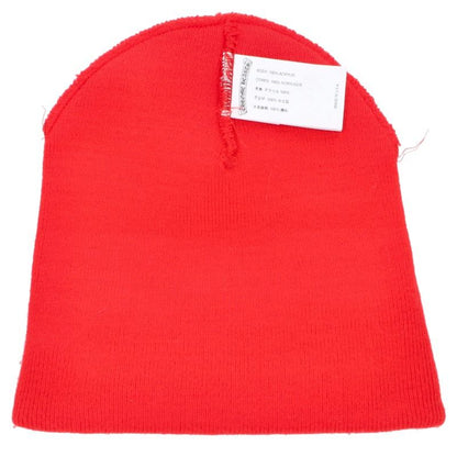 Chrome Hearts Acrylic Logo Embroidered Beanie Red Size ONE