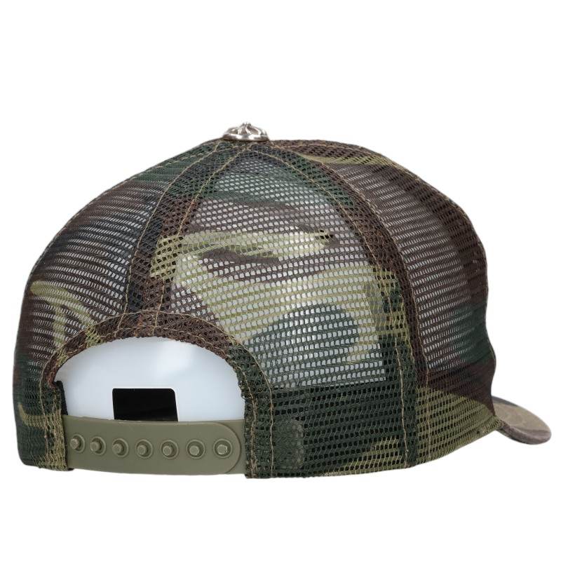 Chrome Hearts Camo CH Patch Crossball Trucker Cap Size ONE
