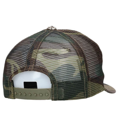 Chrome Hearts Camo CH Patch Crossball Trucker Cap Size ONE