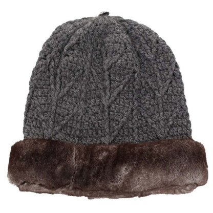 Chrome Hearts Cross Ball Rabbit Fur Cashmere Beanie Size ONE