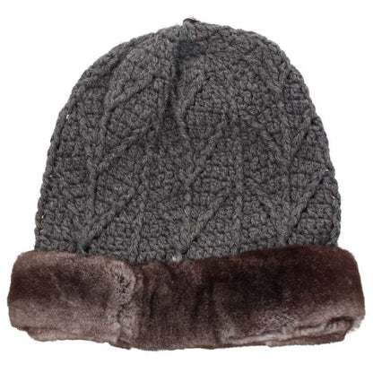 Chrome Hearts Cross Ball Rabbit Fur Cashmere Beanie Size ONE