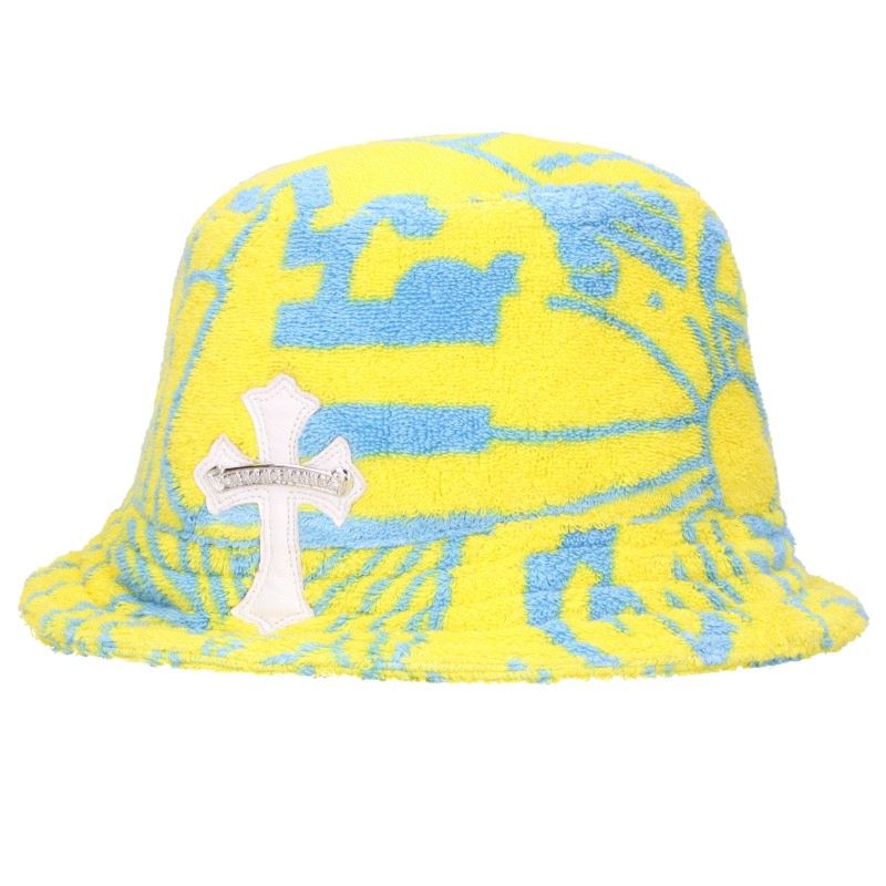 Chrome Hearts Cross Patch Pile Pattern Bucket Hat Size L