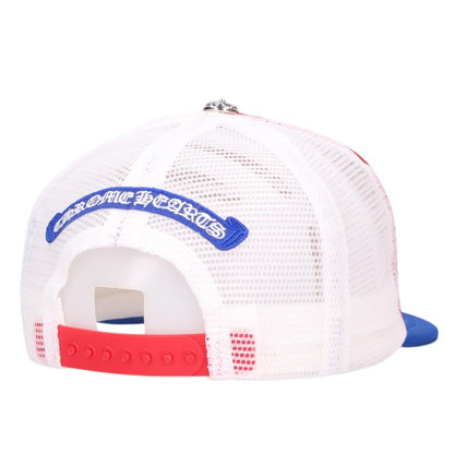 Chrome Hearts Front Cemetery Print Trucker Cap Size Multi