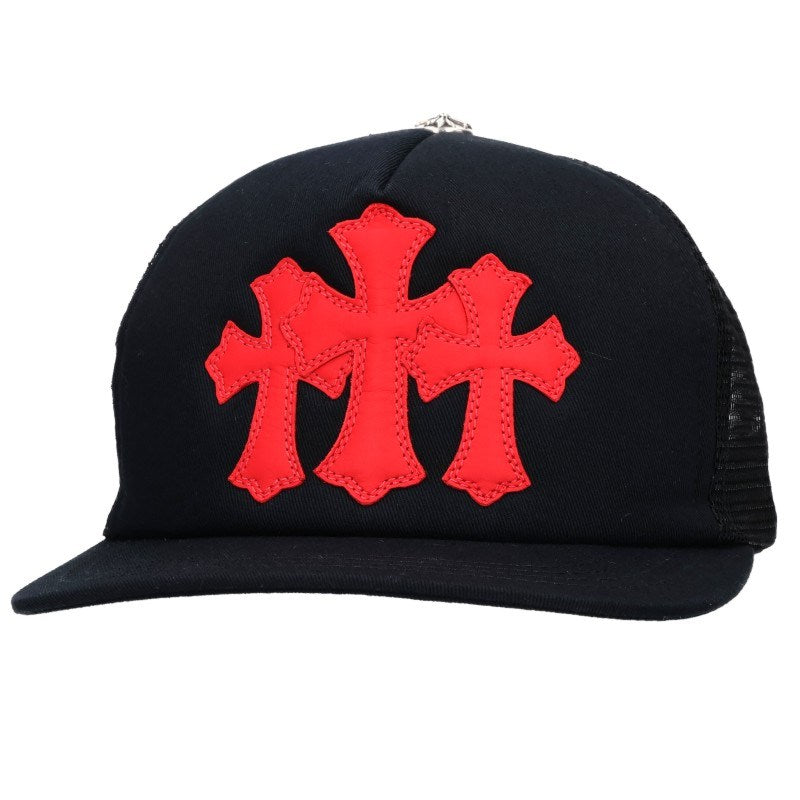 Chrome Hearts 3 Cemetery Leather Trucker Cap Size ONE Multi