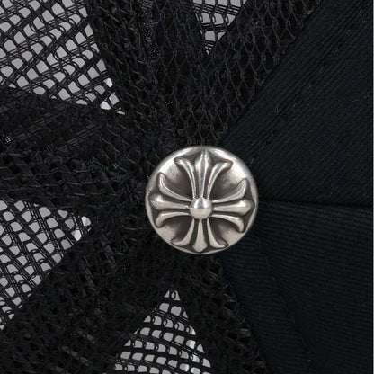 Chrome Hearts 3 Cemetery Leather Trucker Cap Size ONE Multi