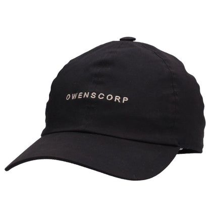 Rick Owens Logo Embroidered Baseball Cap Black Size L