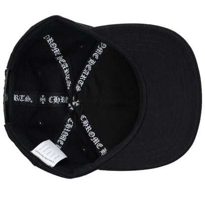 Chrome Hearts RS3 Cross Embroidered Cap Black Size ONE