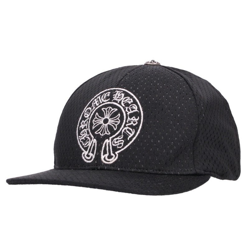 Chrome Hearts TRUCKER MESH CAP Horseshoe Cap Black Size ONE
