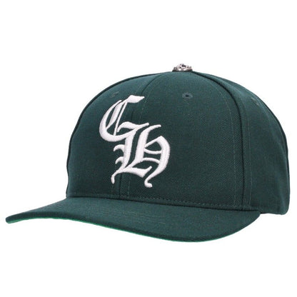 Chrome Hearts CH Embroidery Baseball Cap Green Size ONE