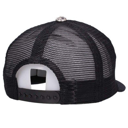 Chrome Hearts Black/Silver Paris Trucker Hat Size ONE