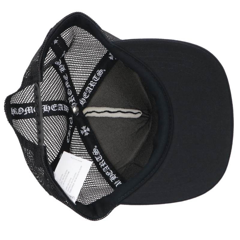 Chrome Hearts Black/Silver Paris Trucker Hat Size ONE