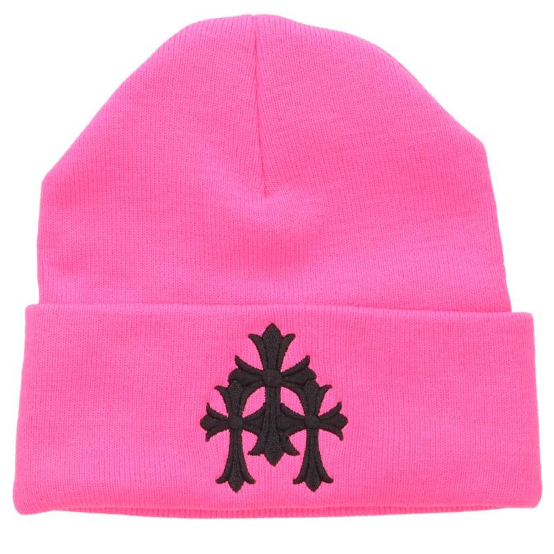 Chrome Hearts Cemetery Embroidered Pink Black Cap Size ONE