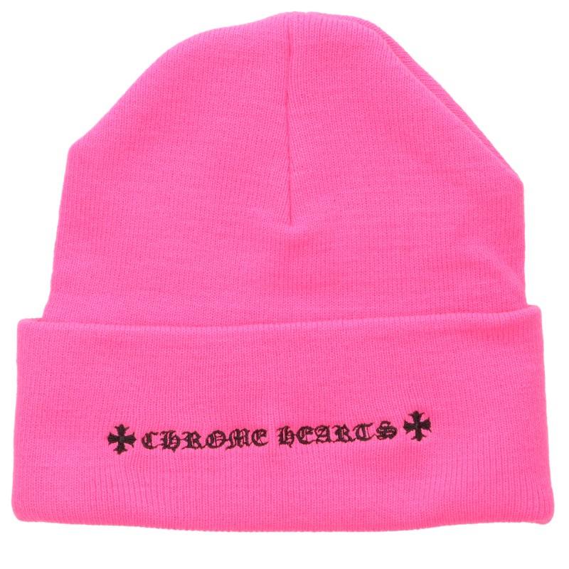 Chrome Hearts Cemetery Embroidered Pink Black Cap Size ONE