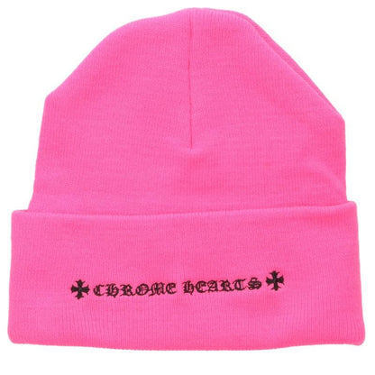 Chrome Hearts Cemetery Embroidered Pink Black Cap Size ONE