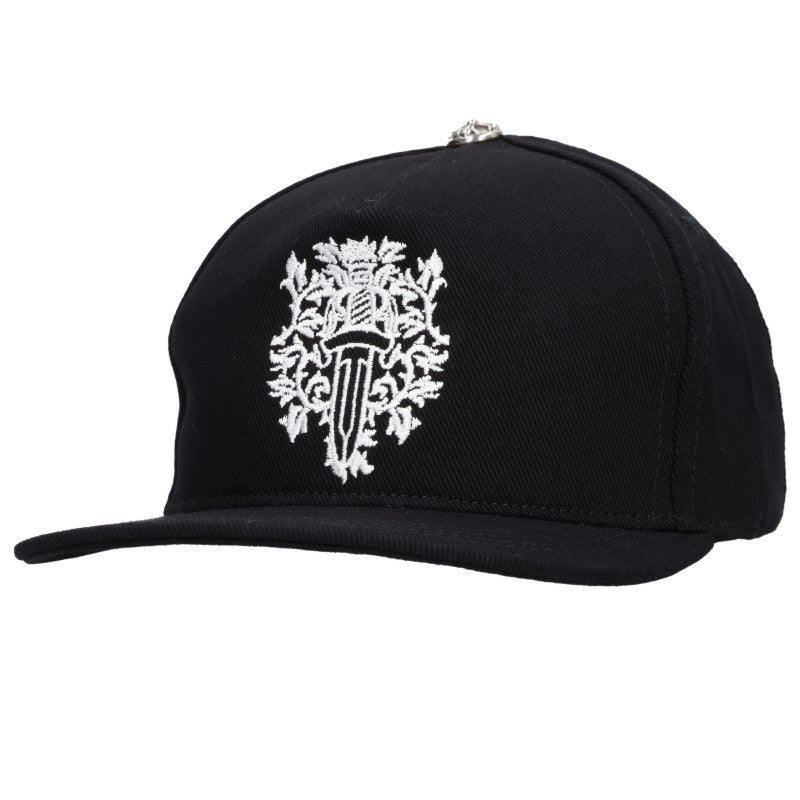 Chrome Hearts Denim Trucker Cap Stitch Black/Silver Size ONE