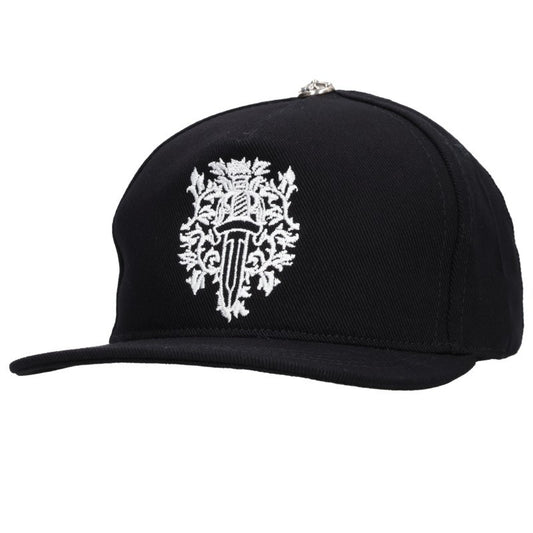 Chrome Hearts Denim Trucker Cap Stitch Black/Silver Size ONE