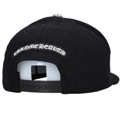Chrome Hearts Denim Trucker Cap Stitch Black/Silver Size ONE