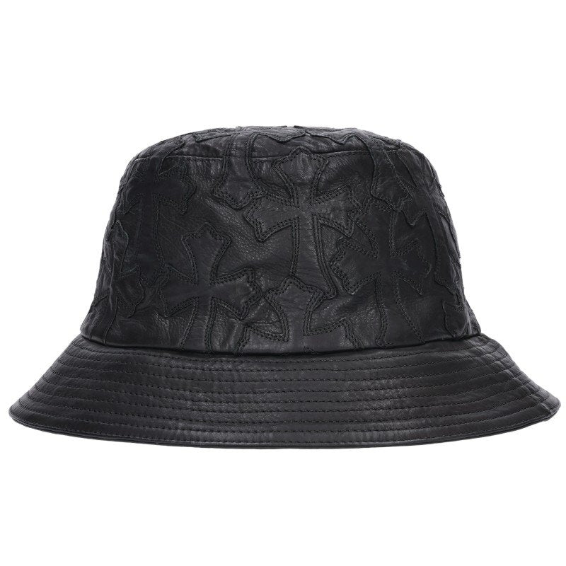 Chrome Hearts HAT U CHUM LTHR Leather Cross Hat Size M