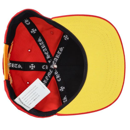 Chrome Hearts CH Baseball Hat Red/Yellow/Silver Size ONE