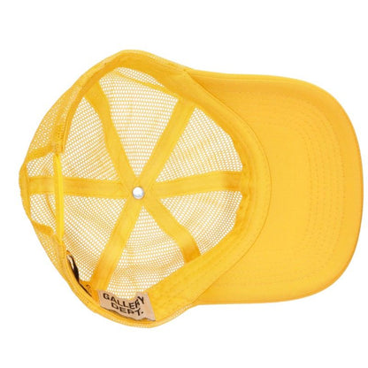 GALLERY DEPT Yellow Logo Mesh Cap